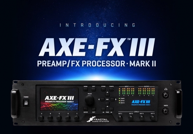 Axe-Fx III Mark II - новый флагман от Fractal Audio 